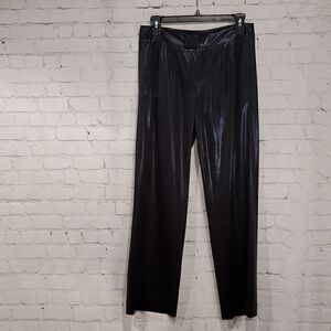 Gryphon New York black foil trouser pants